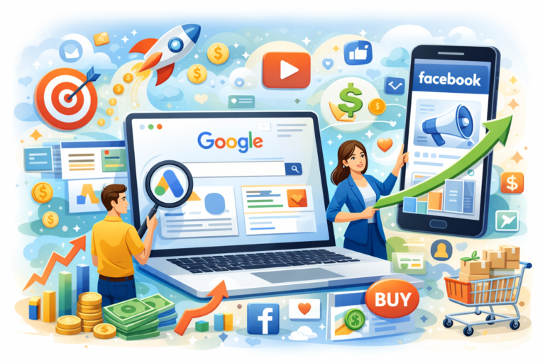 Paid Advertising Services: Google Ads & Facebook Ads for Scalable Business Growth