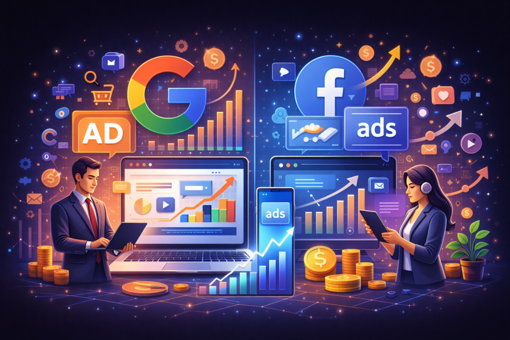 Paid Advertising Services: Google Ads & Facebook Ads for Scalable Business Growth