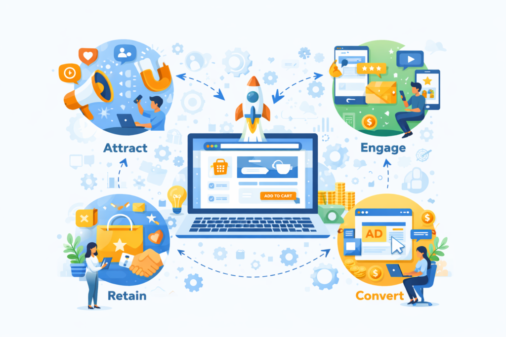 E-Commerce Growth Frameworks Designed for Modern Businesses