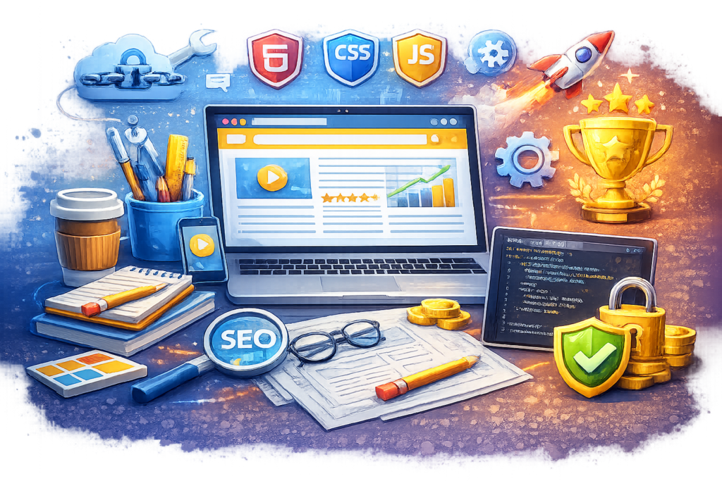 Website Design and Development: The Complete Guide to Building High-Performance, Secure, and SEO-Friendly Websites in 2026