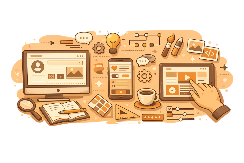 Graphic Design for Website User Experience (UX) and User Interface (UI)