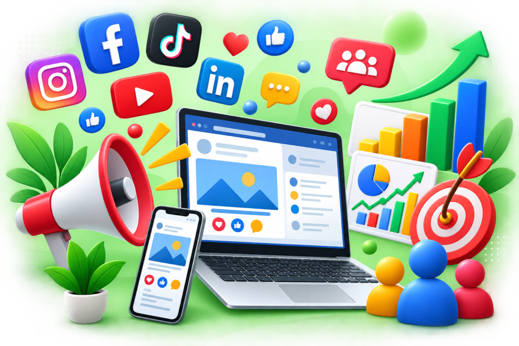 Social Media Marketing: A Complete Guide to Building Brand Awareness, Engagement, Leads, and Sustainable Growth
