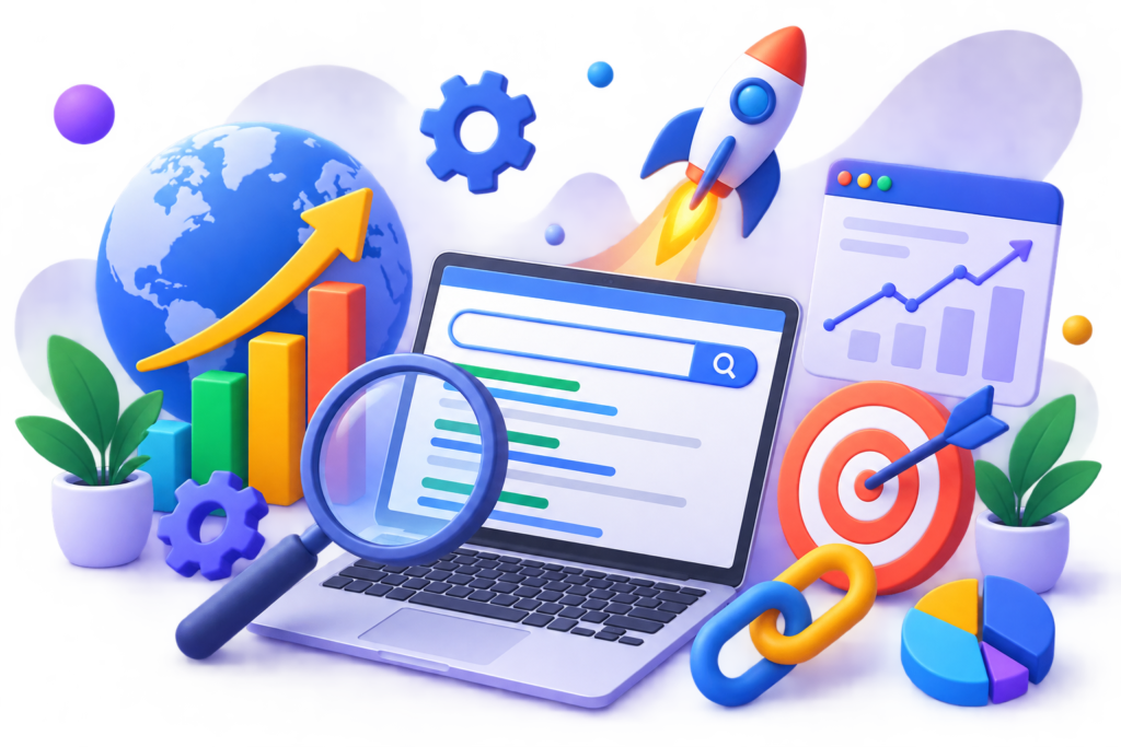 Search Engine Optimization: The Complete Guide to Building Search Visibility, Authority, and Sustainable Organic Growth