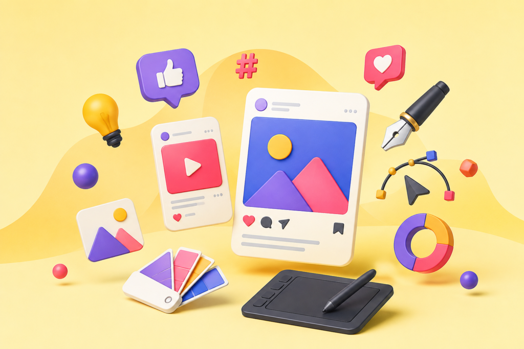 Social Media Graphic Design That Supports Marketing Objectives