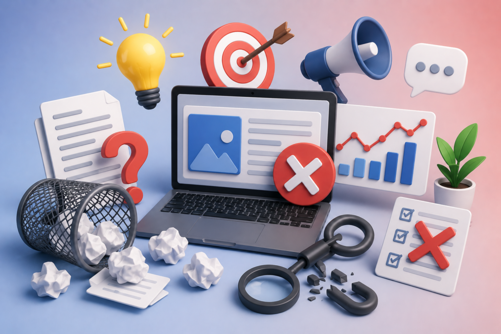 Common Content Marketing Mistakes