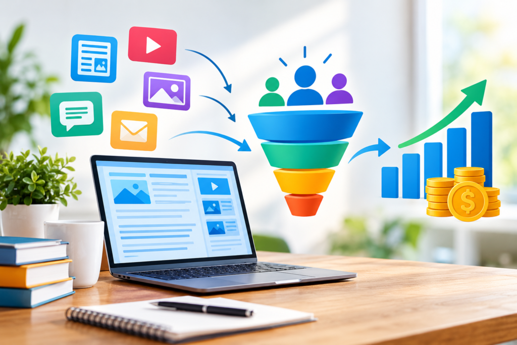 Using Content Marketing to Generate Leads and Support Sales
